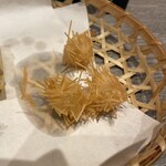 うどん居酒屋 オカチメンコ - 食べかけ。。