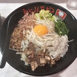 濃厚辛味噌ラーメン からみそや - 激ウマ昇天二郎インスパイヤデビルまぜそば1400円
