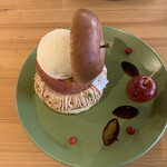 カフェ アクイーユ - 2022年11月　アールグレイと贅沢林檎のパンケーキ