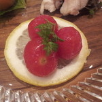 私厨房 勇 - 前菜3：ミニトマトの甘酢漬け