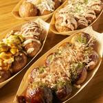 銀だこハイボール横丁 - 店内でも8個入りも食べる事が出来ます。