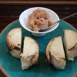 ブンカ堂 - イワシでポテサラ巻き リンゴソース