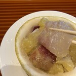 本城 - ヒラメ昆布〆