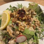 和創旬彩 くうひな - アボカドとくるみの玉葱ソース