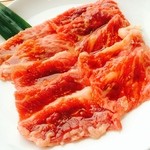 Nikuyachokuei Yakiniku Tajimaya - 2014/08 ランチセットメニュー：カルビセット １.５倍 1,330円（税込）