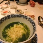 海鮮名菜　香宮 - アサリと海苔のスープそば