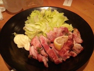 Takai - 鶏モモ肉岩塩焼き