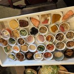 たこ焼・駄菓子 ぷるぷる - 小鉢。いっぱい種類があってどれも美味い！