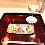 焼鳥 喜多村 - 先付け、泡