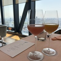 ステーキハウス ウイスキーノヴァ - ピンクグレープフルーツジュースとマンゴージュース