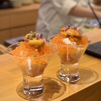 鮨 はまだ - 雲丹蟹いくら小丼