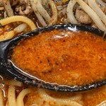 蒙古タンメン中本 - スープアップ