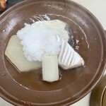 砂美かたやま - ぶり大根やけど自分がしってるぶり大根でない。しってるやつよりうまい