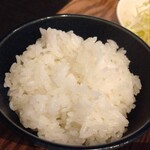 とんかつ ふじ井 - ごはん拡大