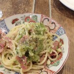 アオジ ソシガヤ - ブロッコリーのパスタ