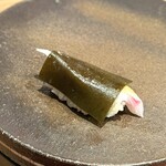 すし処 ひさ田 - ◯ ノドグロ 求肥昆布