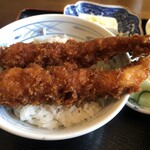 食事処 ひらの - 料理写真:エビソース丼アップ