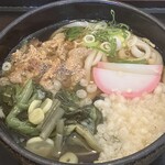 山もみじ - 料理写真:山菜かしわ