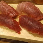 すし専門ストア かど平 - 中とろ と あかみ