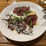 BARBA - 馬肉のカルパッチョ三種盛り モモ/肩三角/？