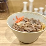 麺工房 うしっし - ミニ牛丼