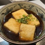 和食 水仙 - 揚出豆腐　☆4.0