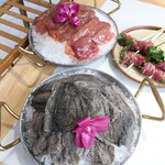 棒棒君 - 大刀腰片，嫩牛肉卷香菜，屠场和牛毛肚