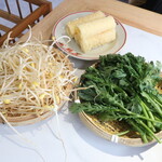 棒棒君 - 大粒黄豆芽，手工响铃卷，茼蒿