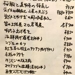 呑み喰い処 一久 - 【'25.4】この日のめにゅう