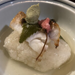 呑み喰い処 一久 - 【'25.4】桜鯛と道明寺の桜蒸し　950えん