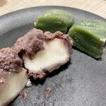 餅秀 - それぞれの断面