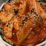 浜松町 たれ焼肉のんき - キムチの盛り合せ