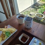 手打ち蕎麦　いよ翁 - 相方の飲むウーロン茶