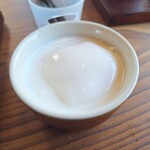 手打ち蕎麦　いよ翁 - 杏仁豆腐