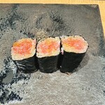 鮨あさひ - トロタク(細巻き) (絶品)