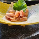 えび寿し - 甘エビ頭煮