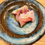 古町 千 - 胸肉刺し