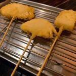 쿠시키치 2호점 - 봄 추천 꼬치튀김 (신양파, 신감자)