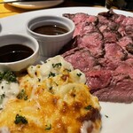 アダット マルヤマ - 牛フィレのタリアータ、ポテトグラタン