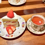 創作料理Ryota  - ●愛知指定農園完熟苺のショートケーキ