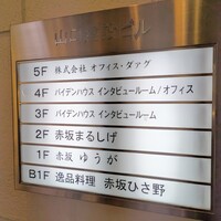 肉割烹 赤坂ゆうが - ビルのフロア案内