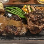 ハングリータイガー - オリジナルハンバーグと骨付きラム