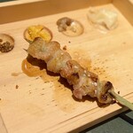 やきとり 嶋家 - ぼんじり。