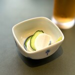 やきとり 嶋家 - お通し。