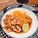 鳥茂 - 黒豚のすき焼き