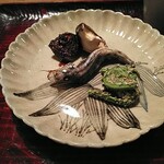 ななしの庵 - 目光・椎茸・こごみ