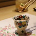 鮨 幸 - あん肝の有馬煮