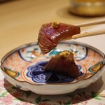 鮨 幸 - ［握り］鰹の叩き