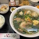 中国料理 頤和園 - 塩ワンタン麺