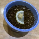 漣 - このもずくの美味しさはふだん食べられません。